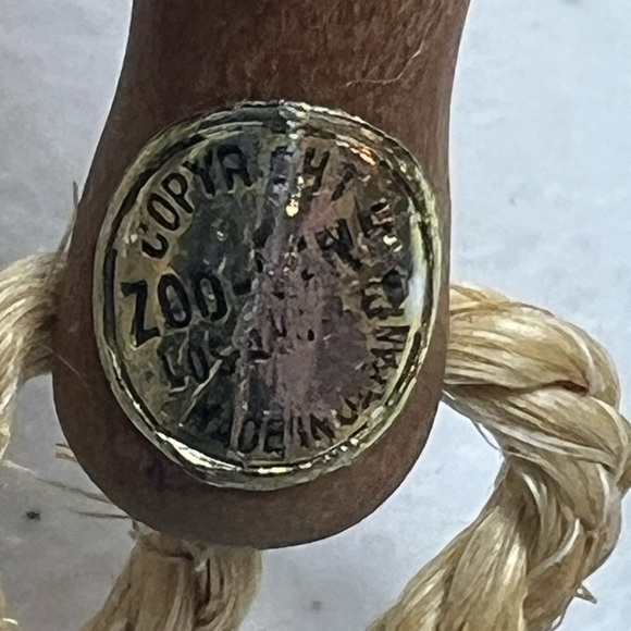 Mid-Century Zoo Line Wooden Monkey Rope Figurine Kay Bojesen 1950’s - Picture 8 of 9